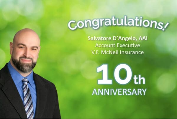 Celebrating A Work Anniversary at V.F. McNeil Insurance! - Work Anniversary