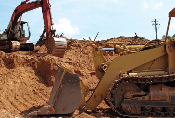 Excavation Contractors, Are You Properly Insured? - Construction Machine in Use at a Construction Site