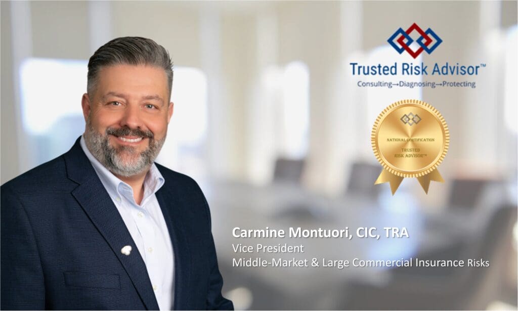 Carmine Montuori Receives Prestigious Certification