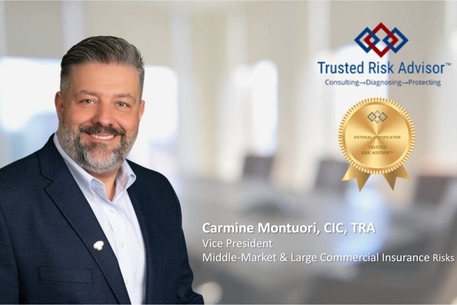 Carmine Montuori Receives Prestigious Certification